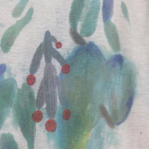 T4499SDSA秋季新款男士痞帅潮流撞色圆领长袖T恤扎染小众设计上衣时尚 商品图3