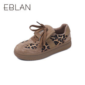 2楼伊伴2025潮流新款德训鞋单鞋B25119101