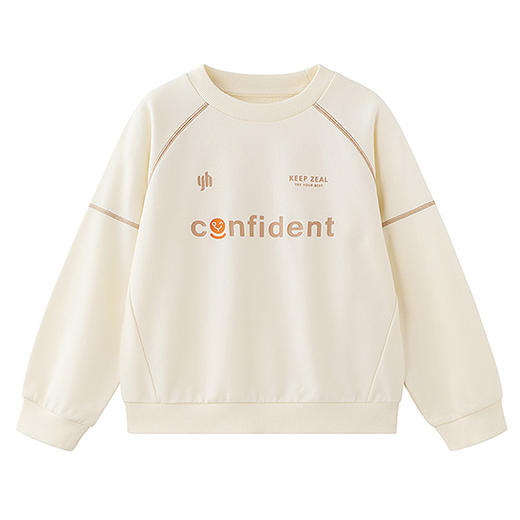 英氏男童圆领洋气卫衣2025秋新款中大童休闲宽松长袖上衣童装潮 商品图4