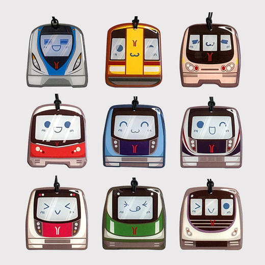 广州地铁Q版车头羊城通纪念卡（不含充值金） 商品图0