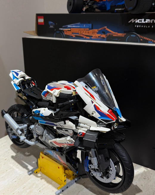 原单版本宝马𝐦𝟏𝟎𝟎𝟎𝐫𝐫乐高积木摩托模型072804 商品图2