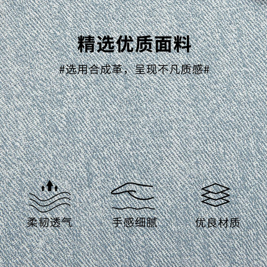 星期六复古牛仔风刺绣斜挎单肩包SSD521A0CK 商品图8