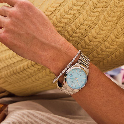 西铁城/CITIZEN机械不锈钢简约复古时尚腕表NJ0200-50L 商品图7