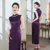 长款无袖改良夏款年轻修身走秀旗袍GX23633 商品缩略图2