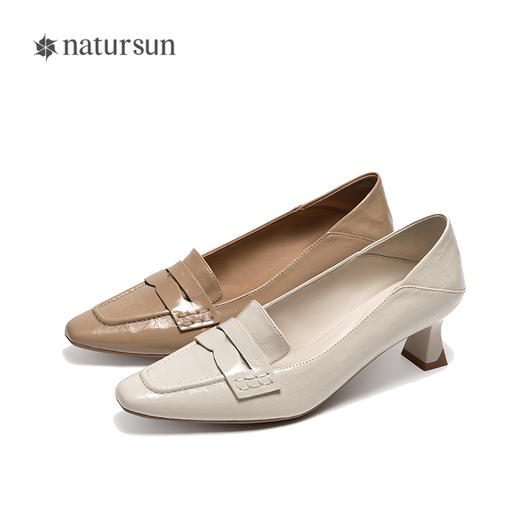 2楼natursun 25春季新品乐福鞋 N25124329 商品图4