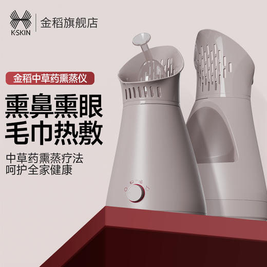 金稻中药熏蒸雾化机熏鼻器蒸机仪蒸汽药熏机家用熏蒸眼部缓鼻塞 商品图1