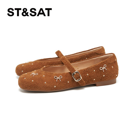 星期六甜美风精致蝴蝶结毛绒玛丽珍SSD3111001 商品图12