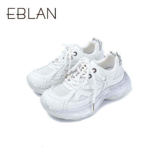 2楼伊伴2025潮流新款老爹鞋单鞋B25150161 商品图4