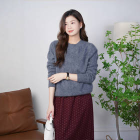 Avann阿曼衣Tasmanian纱线5%羊绒衫拉毛【低圆领】671