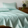 恒源祥素色提花凉席三件套可机洗凉感冰丝席空调席软席子宿舍(竹影） 商品缩略图2