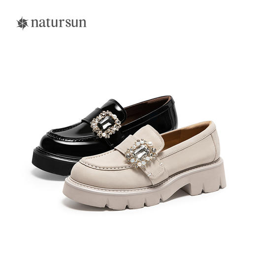 2楼natursun 25秋季新品 乐福鞋 N25411502 商品图4