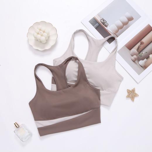 丁摩 真丝运动内衣女防震防下垂跑步瑜伽文胸健身上衣MX-048 商品图1