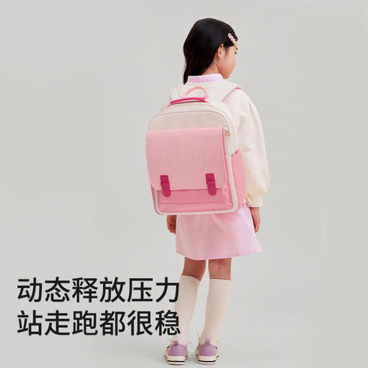 开学福利！赠送笔袋和课程表【剑桥护脊减负书包】小虫家新款儿童书包小学生女孩一二三五六年级轻便护脊大容量男女童背包 商品图2