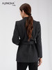 【商城同款】阿菁娜山羊绒简约V领大衣F30D211036 商品缩略图2