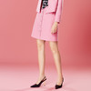 EITIE爱特爱优雅小香风千金气质高腰a字浅粉色半身裙秋季新款7906607 商品缩略图2