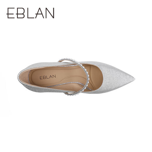 2楼伊伴2025年秋季格利特细闪高跟鞋女神气质增高显瘦单鞋B25464211 商品图2