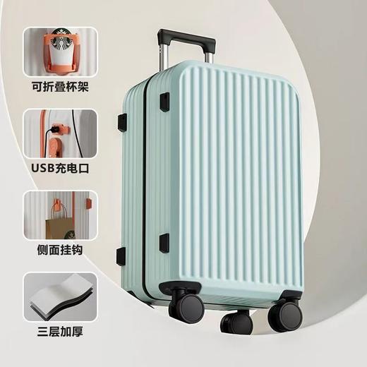【YW】无忧购【开学好物】学生高颜值结实耐用万向静音轮密码行李箱（截单后3-5天发货) 商品图5
