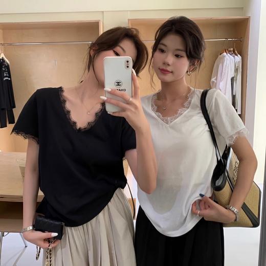 Beau Muse 雪花棉蕾丝短袖 商品图0