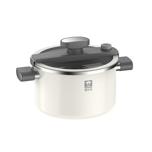 【400积分+149元】康巴赫 炫动系列珐琅微压汤锅 5.5L 微压快煮锁鲜更入味 商品图5