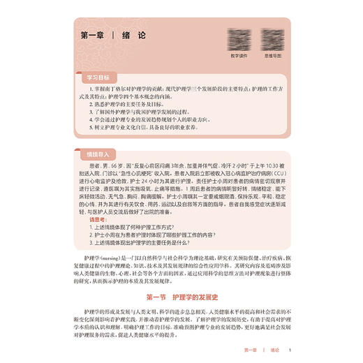 护理学导论 第5五版 十四五规划教材全国高等职业教育专科教材 侯玉华 主编 供护理助产专业用 9787117379908人民卫生出版社 商品图4