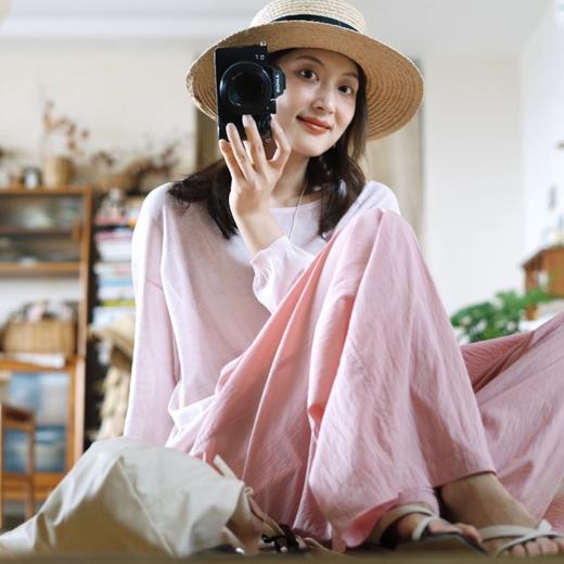 八分莱赛尔阔腿裙裤｜清凉透气，多色可选 商品图0