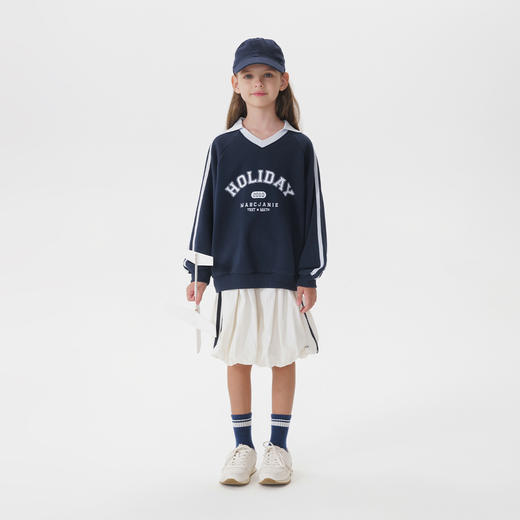 马克珍妮女童时尚有型花苞半裙2025年秋装新款551397 商品图1