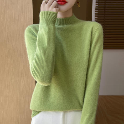 Avann阿曼衣一线半高领基础款羊毛衫1101 商品图9