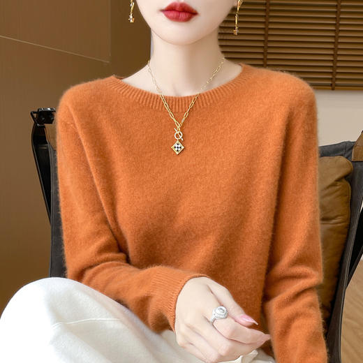 Avann阿曼衣一线圆领基础款羊毛衫836 商品图12