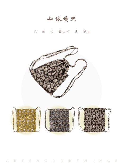 布包 印花布料双肩小背包 山林曦照 商品图4