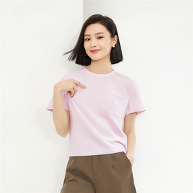 佐丹奴女装25年【春日探索系列】【sorona】新款弹力保型针织T恤衫05325214