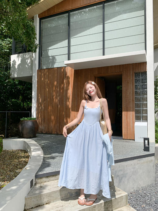 【折后再享2件88折】现货秒杀！微信打折价！立体玫瑰花吊带连衣裙 日常219.99/件 立减90 秒杀129.99/件！！ 商品图10