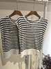 【门店同款】ENJOY夏季侧系带条纹针织衫 163495597 商品缩略图0