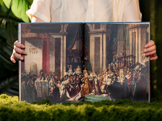 【从底层奋斗至顶峰的励志传奇】《战神拿破仑：一个英雄的视觉传奇》典藏级艺术画册，独一无二的“拿破仑视觉图传”，读拿破仑、收获战胜逆境的力量和勇气，名画解析+漫画礼盒+三面刷边+超值赠礼 商品图4