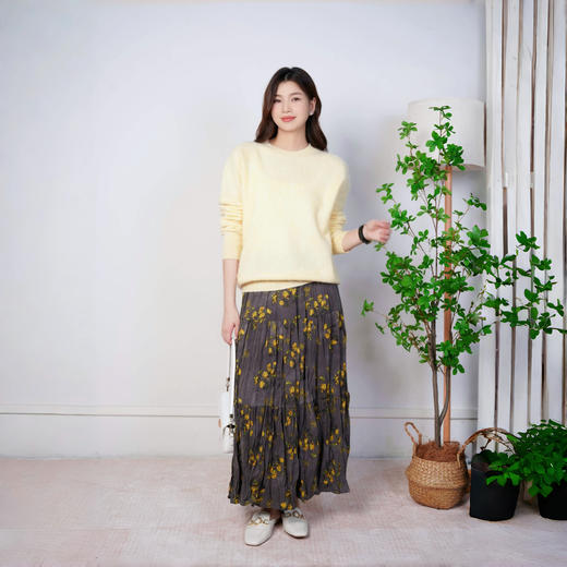 Avann阿曼衣Tasmanian纱线5%羊绒衫拉毛【低圆领】671 商品图3