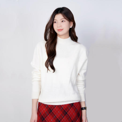 Avann阿曼衣Tasmanian纱线5%羊绒衫拉毛【半高领】675 商品图1