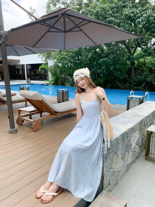 【折后再享2件88折】现货秒杀！微信打折价！立体玫瑰花吊带连衣裙 日常219.99/件 立减90 秒杀129.99/件！！ 商品图9