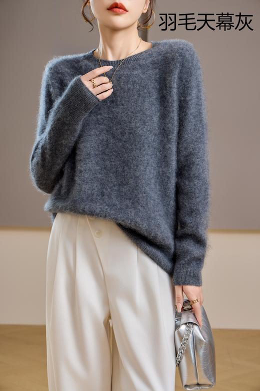 Avann阿曼衣Tasmanian纱线5%羊绒衫拉毛【低圆领】671 商品图8