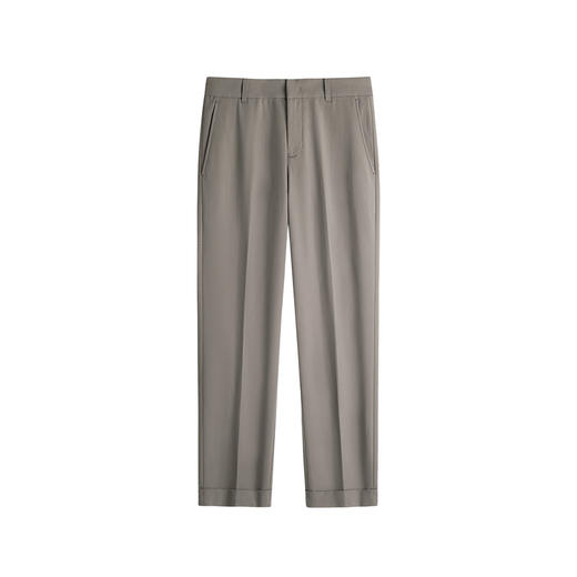 HIM漢崇 简约舒适透气男士九分裤斯文百搭通勤休闲裤 2026春季 商品图4