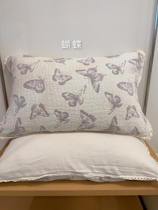松植屋轻羽棉纱枕巾/枕套100%全棉纱布A类新疆长绒棉纱布正反两面可用吸湿透气四季通用 商品图2