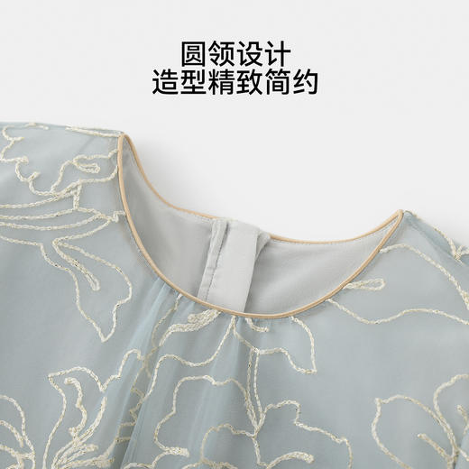 【英氏】【110-170】女童春秋刺绣连衣裙 商品图4