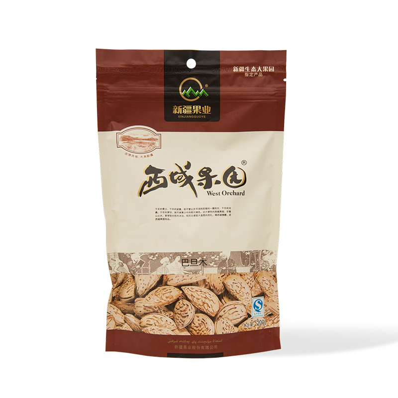 西域果园·巴旦木·200g（一级薄皮原味巴旦木） 低温烘焙更香脆 颗颗饱满 