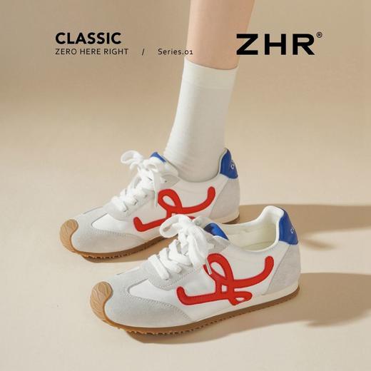ZHR则则阿甘鞋女2025夏季透气休闲百搭运动鞋内增高小白鞋女 商品图9