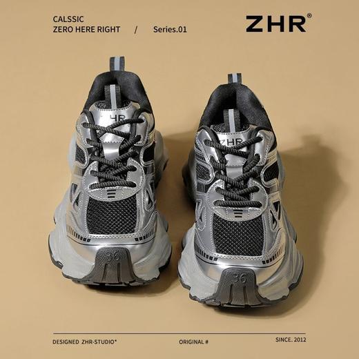 ZHR则则厚底增高老爹鞋2025春季新款休闲运动鞋透气轻便校园ins女 商品图2