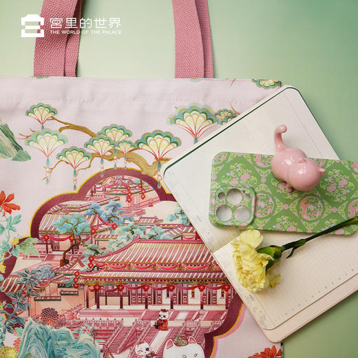 【宫里帆布袋】萌喵朝贺系列帆布袋 商品图2