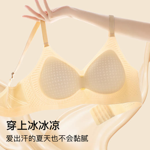 粉底液肤百搭无痕清凉透气内衣软支撑立体杯垫透气不闷热文胸罩一梦生香 商品图1