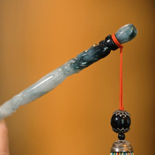 【茶香器韵】天然翡翠毛笔  文房雅集 墨韵相伴 商品图2