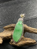 【FC0079】18K金镶嵌翡翠飘绿福瓜吊坠 玉质细腻 色泽阳绿 商品缩略图3