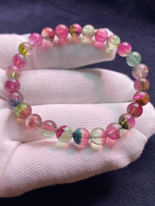 7mm单圈西瓜碧玺手串 商品图1