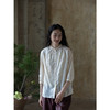牧衣游原创 柞蚕丝机绣衬衫新款禅意简朴中式风百搭衬衣 一城月色 商品缩略图1