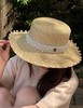 优雅法式珍珠草帽夏天遮阳防晒太阳帽旅游度假连衣裙CP 商品缩略图10